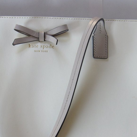 Kate Spade SAWYER STREET TORI LEATHER TOTE Two Tone - Picture 2 of 8